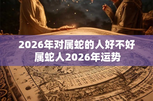 2026年对属蛇的人好不好 属蛇人2026年运势