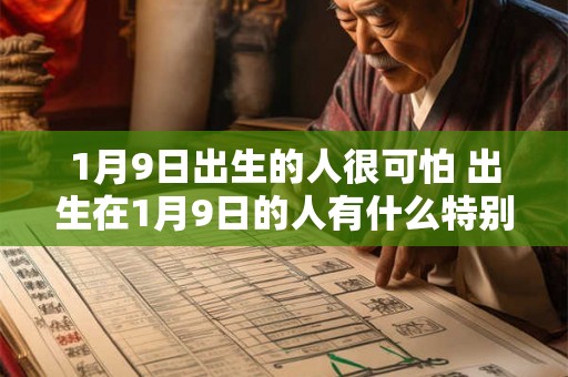 1月9日出生的人很可怕 出生在1月9日的人有什么特别可怕的地方吗
