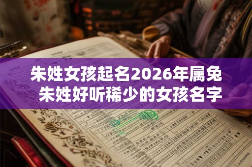 朱姓女孩起名2026年属兔  朱姓好听稀少的女孩名字属兔