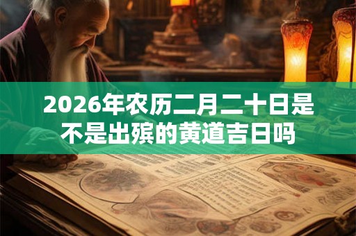 2026年农历二月二十日是不是出殡的黄道吉日吗
