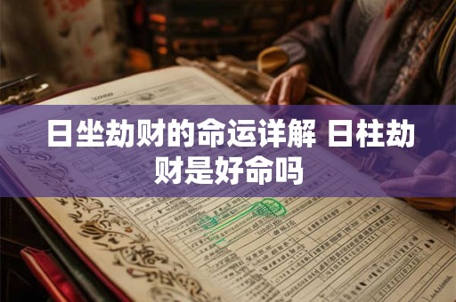 日坐劫财的命运详解 日柱劫财是好命吗 日坐劫财的命运详解 日柱劫财是好命吗