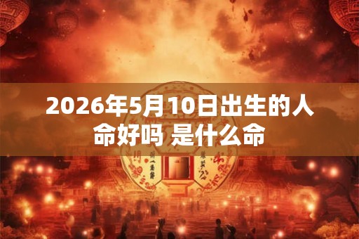 2026年5月10日出生的人命好吗 是什么命