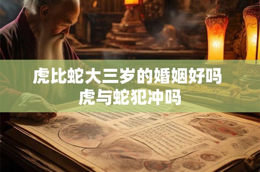 虎比蛇大三岁的婚姻好吗 虎与蛇犯冲吗