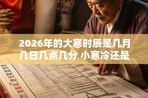 2026年的大寒时辰是几月几日几点几分 小寒冷还是大寒冷