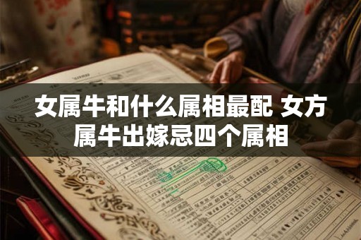 女属牛和什么属相最配 女方属牛出嫁忌四个属相
