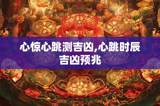 心惊心跳测吉凶,心跳时辰吉凶预兆 心惊心跳测吉凶,心跳时辰吉凶预兆
