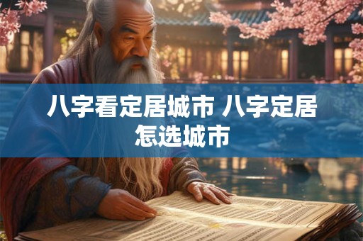 八字看定居城市 八字定居怎选城市 八字看定居城市 八字定居怎选城市