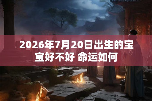 2026年7月20日出生的宝宝好不好 命运如何