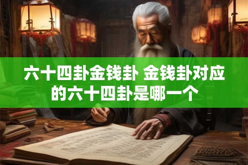 六十四卦金钱卦 金钱卦对应的六十四卦是哪一个 六十四卦金钱卦 金钱卦对应的六十四卦是哪一个