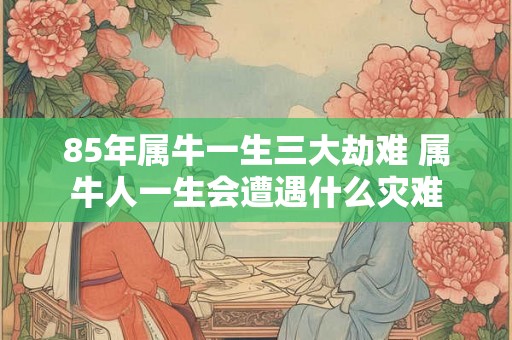 85年属牛一生三大劫难 属牛人一生会遭遇什么灾难