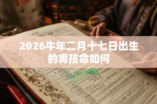 2026牛年二月十七日出生的男孩命如何