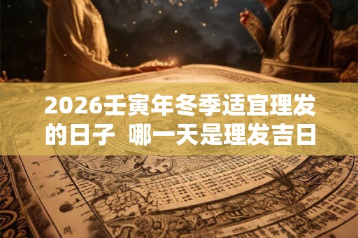 2026壬寅年冬季适宜理发的日子  哪一天是理发吉日