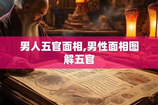 男人五官面相,男性面相图解五官