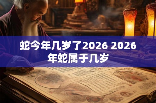 蛇今年几岁了2026 2026年蛇属于几岁