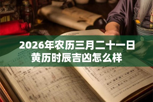 2026年农历三月二十一日黄历时辰吉凶怎么样