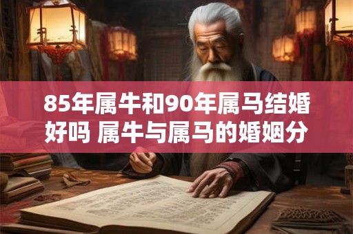 85年属牛和90年属马结婚好吗 属牛与属马的婚姻分析