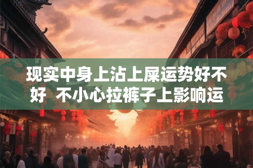 现实中身上沾上屎运势好不好 不小心拉裤子上影响运势 现实中身上沾上屎运势好不好 不小心拉裤子上影响运势