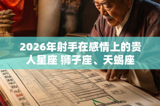 2026年射手在感情上的贵人星座 狮子座、天蝎座