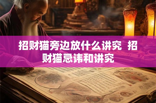 招财猫旁边放什么讲究  招财猫忌讳和讲究