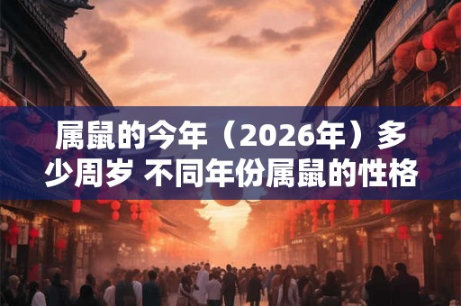 属鼠的今年(2026年)多少周岁 不同年份属鼠的性格 属鼠的今年(2026年)多少周岁 不同年份属鼠的性格
