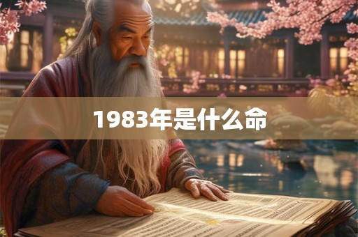 1983年是什么命