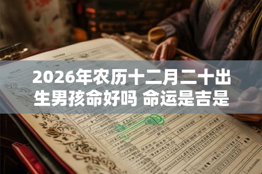 2026年农历十二月二十出生男孩命好吗 命运是吉是凶