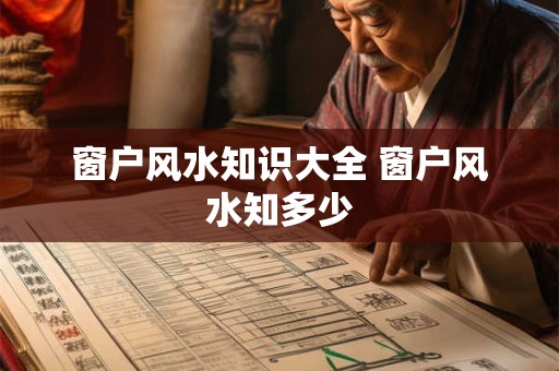窗户风水知识大全 窗户风水知多少