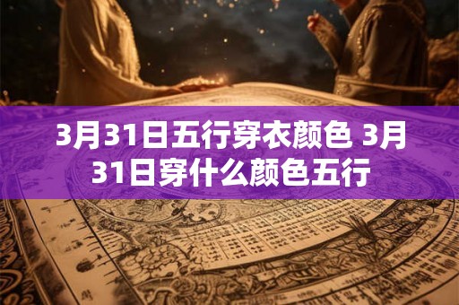 3月31日五行穿衣颜色 3月31日穿什么颜色五行