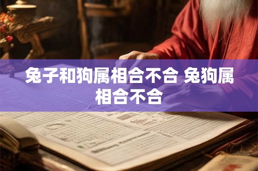 兔子和狗属相合不合 兔狗属相合不合 兔子和狗属相合不合 兔狗属相合不合