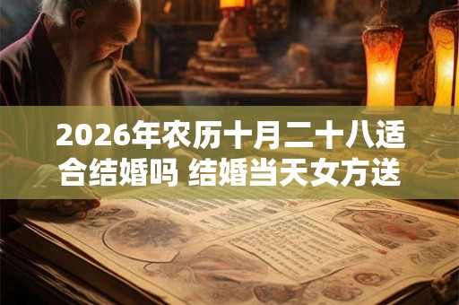 2026年农历十月二十八适合结婚吗 结婚当天女方送亲规矩
