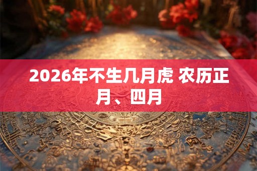 2026年不生几月虎 农历正月、四月