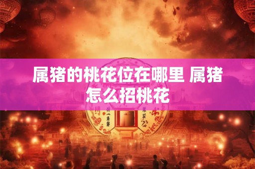 属猪的桃花位在哪里 属猪怎么招桃花