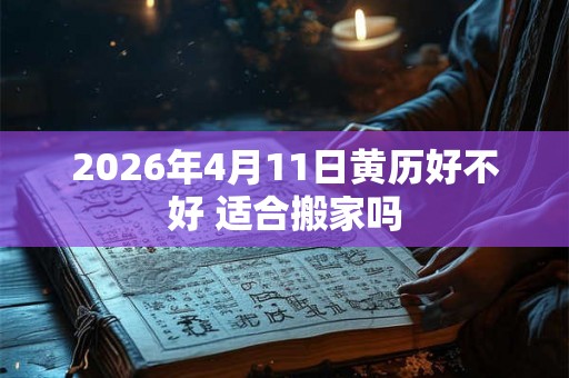 2026年4月11日黄历好不好 适合搬家吗