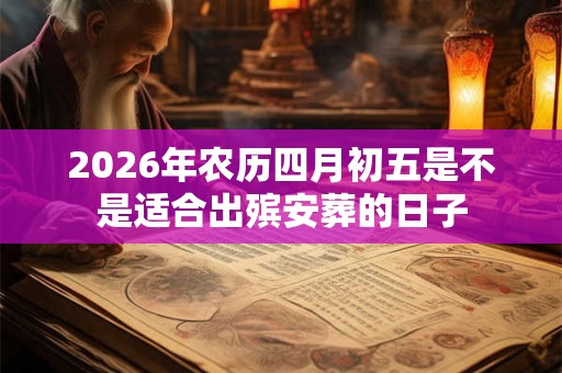2026年农历四月初五是不是适合出殡安葬的日子