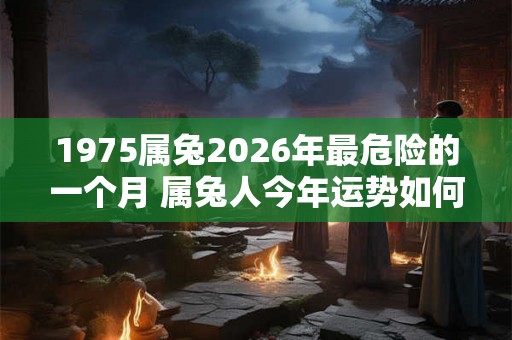 1975属兔2026年最危险的一个月 属兔人今年运势如何