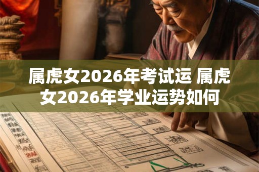 属虎女2026年考试运 属虎女2026年学业运势如何