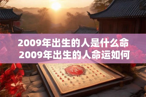 2009年出生的人是什么命 2009年出生的人命运如何 2009年出生的人是什么命 2009年出生的人命运如何