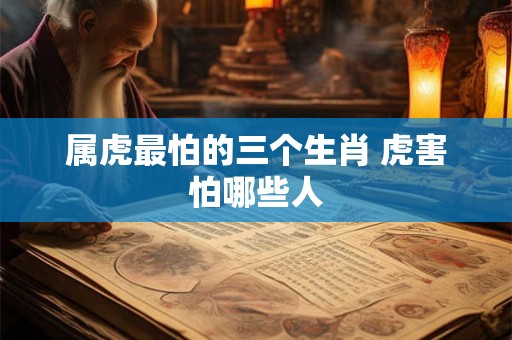 属虎最怕的三个生肖 虎害怕哪些人