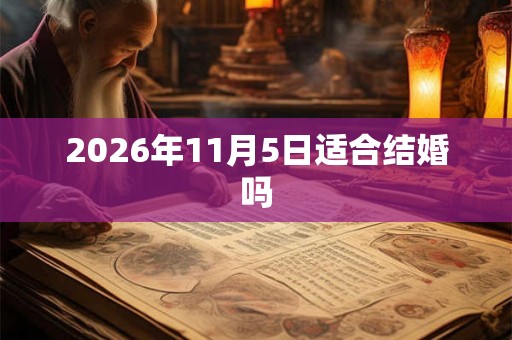 2026年11月5日适合结婚吗