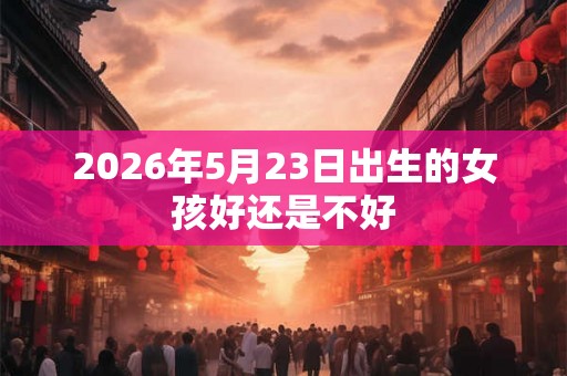 2026年5月23日出生的女孩好还是不好