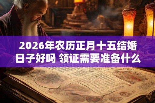 2026年农历正月十五结婚日子好吗 领证需要准备什么东西