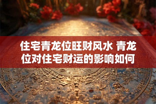 住宅青龙位旺财风水 青龙位对住宅财运的影响如何