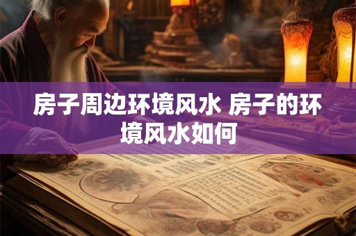 房子周边环境风水 房子的环境风水如何