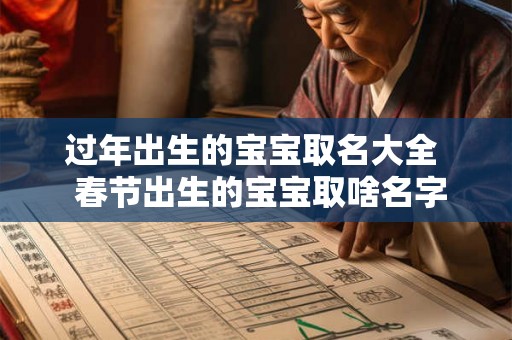过年出生的宝宝取名大全  春节出生的宝宝取啥名字好