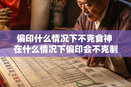 偏印什么情况下不克食神 在什么情况下偏印会不克制食神