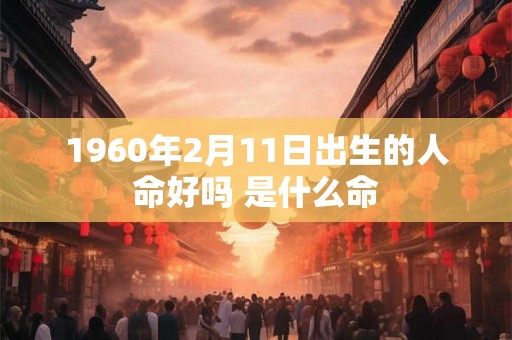 1960年2月11日出生的人命好吗 是什么命