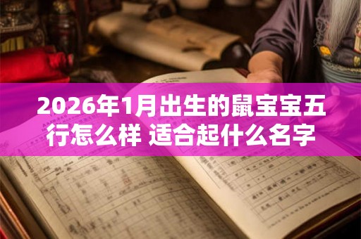 2026年1月出生的鼠宝宝五行怎么样 适合起什么名字 2026年1月出生的鼠宝宝五行怎么样 适合起什么名字