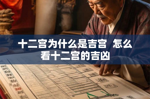 十二宫为什么是吉宫  怎么看十二宫的吉凶