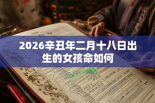 2026辛丑年二月十八日出生的女孩命如何