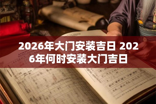 2026年大门安装吉日 2026年何时安装大门吉日